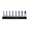 Ko-Ken Bit Socket set TORX T20-T55 200mm Z-series 8 pieces 3/8 Sq. Drive RS3025Z/8-L50